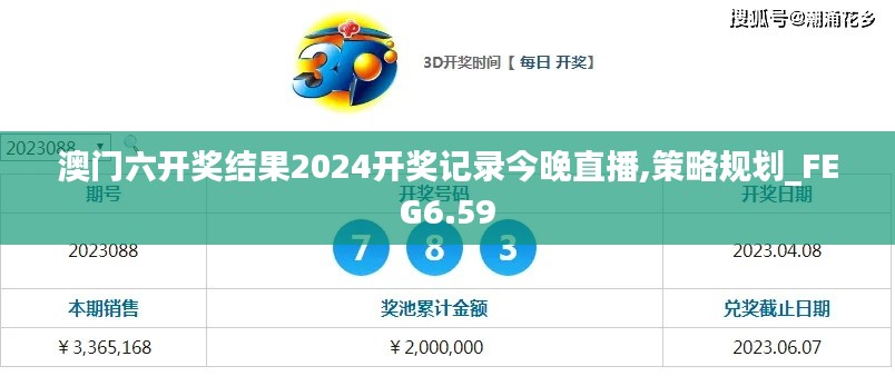 澳门六开奖结果2024开奖记录今晚直播,策略规划_FEG6.59