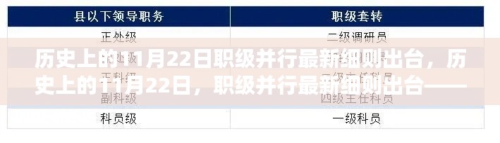 历史上的11月22日职级并行最新细则出台，全面步骤指南