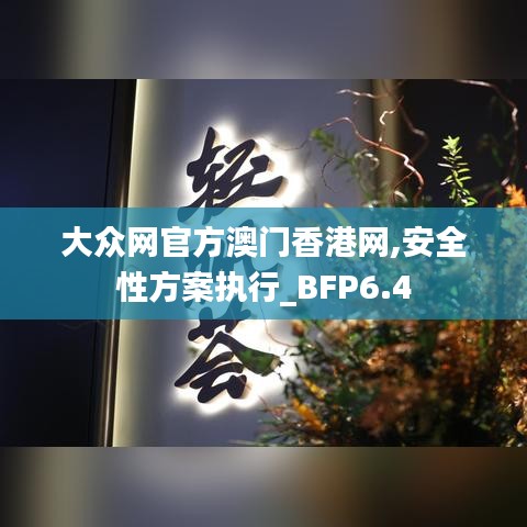 大众网官方澳门香港网,安全性方案执行_BFP6.4