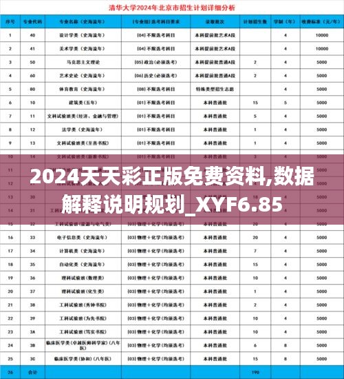 2024天天彩正版免费资料,数据解释说明规划_XYF6.85