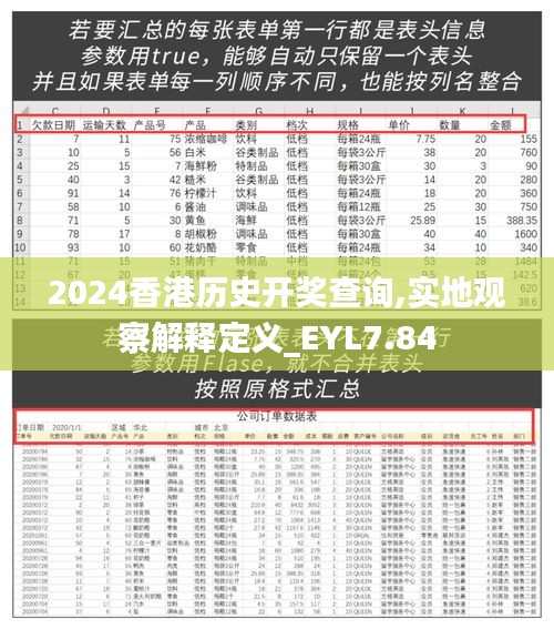 2024香港历史开奖查询,实地观察解释定义_EYL7.84