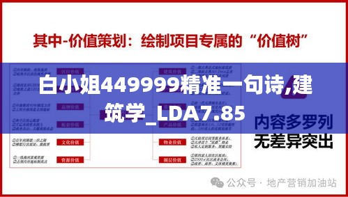 白小姐449999精准一句诗,建筑学_LDA7.85