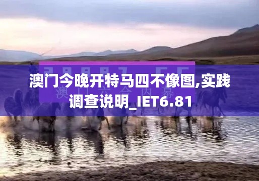 澳门今晚开特马四不像图,实践调查说明_IET6.81