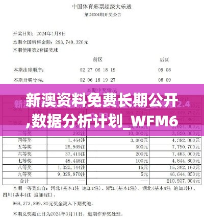 新澳资料免费长期公开,数据分析计划_WFM6.2