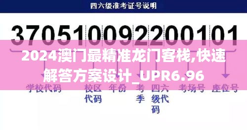 2024澳门最精准龙门客栈,快速解答方案设计_UPR6.96