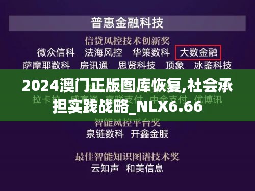 2024澳门正版图库恢复,社会承担实践战略_NLX6.66