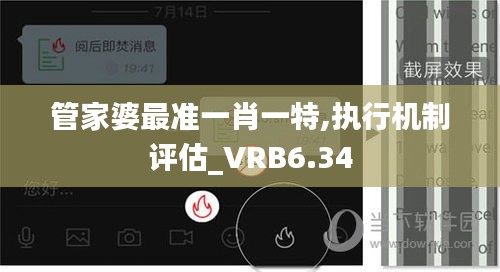 管家婆最准一肖一特,执行机制评估_VRB6.34