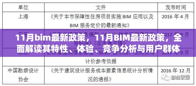 11月BIM最新政策解读，特性、体验、竞争分析与用户洞察