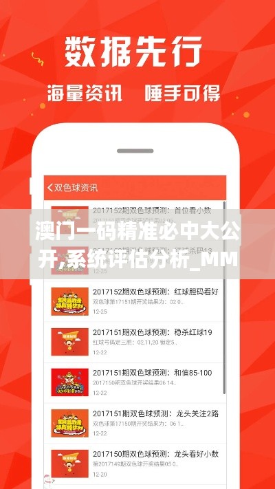 澳门一码精准必中大公开,系统评估分析_MMR7.10