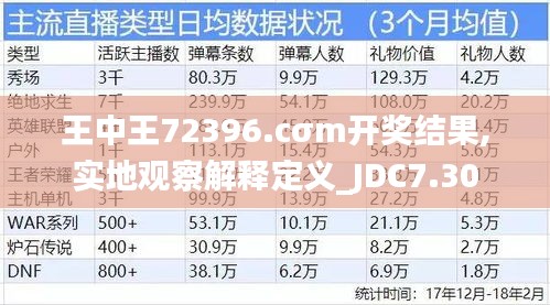 王中王72396.cσm开奖结果,实地观察解释定义_JDC7.30