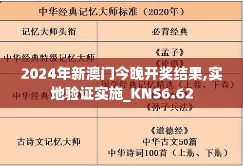 2024年新澳门今晚开奖结果,实地验证实施_KNS6.62