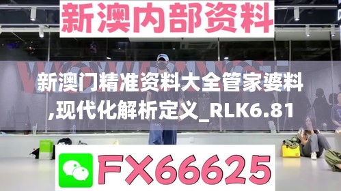 新澳门精准资料大全管家婆料,现代化解析定义_RLK6.81