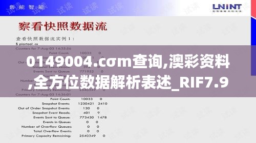 0149004.cσm查询,澳彩资料,全方位数据解析表述_RIF7.93