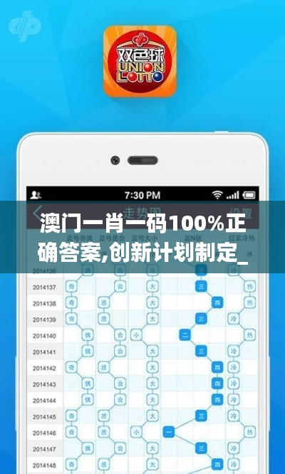 澳门一肖一码100%正确答案,创新计划制定_体验版AYK5.8