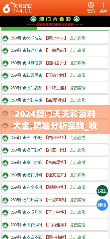 2024澳门天天彩资料大全,精准分析实践_收藏版GDA5.78