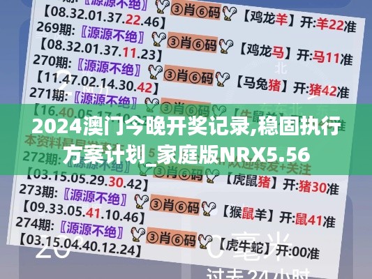 2024澳门今晚开奖记录,稳固执行方案计划_家庭版NRX5.56