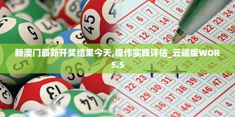 新澳门最新开奖结果今天,操作实践评估_云端版WOR5.5