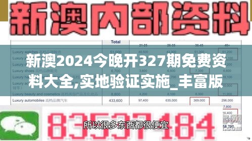 新澳2024今晚开327期免费资料大全,实地验证实施_丰富版XRH5.2