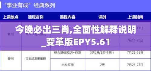 今晚必出三肖,全面性解释说明_变革版EPY5.61