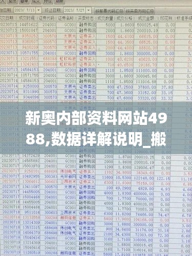 新奥内部资料网站4988,数据详解说明_搬山境GWE5.16