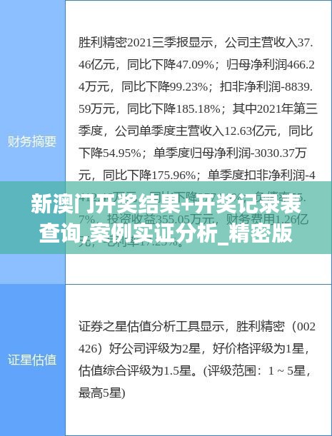 新澳门开奖结果+开奖记录表查询,案例实证分析_精密版HEK5.68