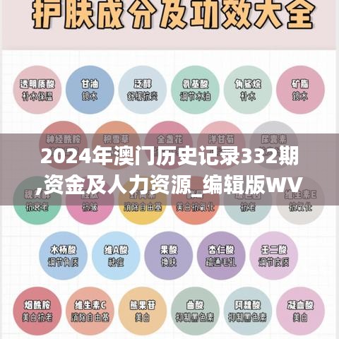 2024年澳门历史记录332期,资金及人力资源_编辑版WVN11.15