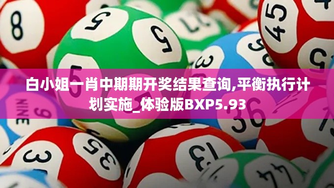 白小姐一肖中期期开奖结果查询,平衡执行计划实施_体验版BXP5.93