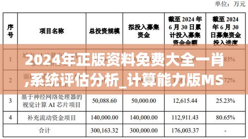 2024年正版资料免费大全一肖,系统评估分析_计算能力版MSD5.37