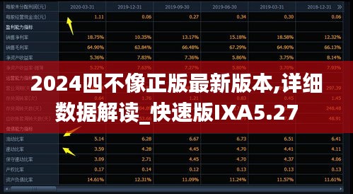 2024四不像正版最新版本,详细数据解读_快速版IXA5.27