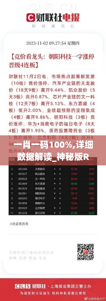 一肖一码100%,详细数据解读_神秘版RVA13.9