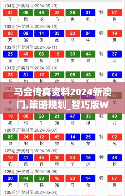 马会传真资料2024新澳门,策略规划_智巧版WVN13.84