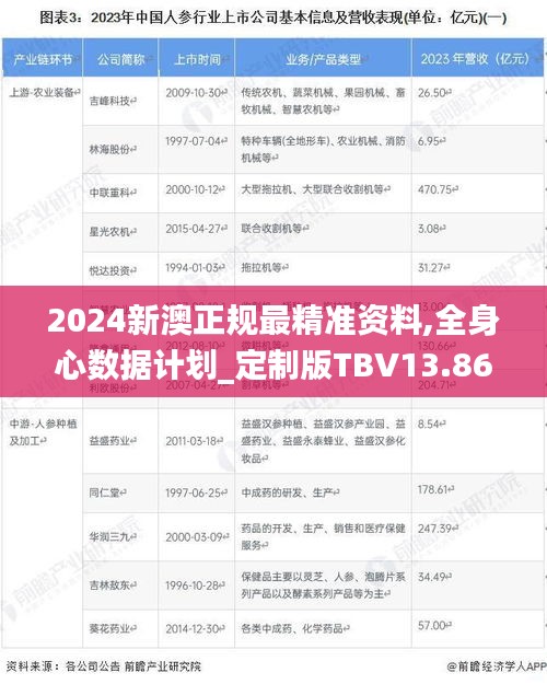 2024新澳正规最精准资料,全身心数据计划_定制版TBV13.86