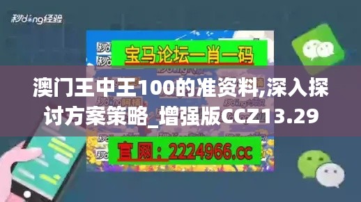 澳门王中王100的准资料,深入探讨方案策略_增强版CCZ13.29