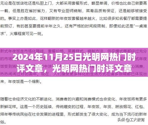 光明网热门时评，关于某某观点的探讨与解析（2024年11月25日）