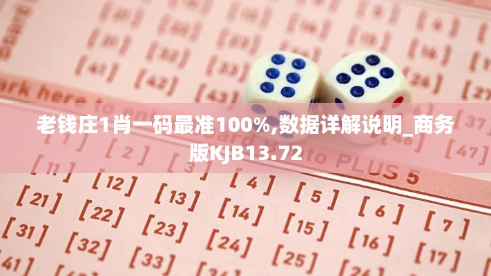 老钱庄1肖一码最准100%,数据详解说明_商务版KJB13.72