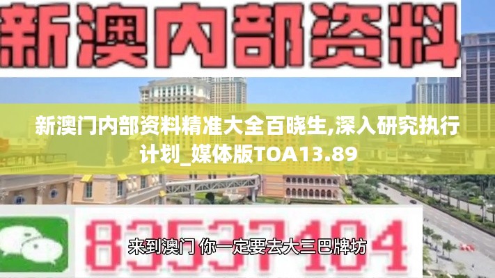 新澳门内部资料精准大全百晓生,深入研究执行计划_媒体版TOA13.89