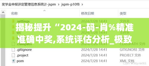 揭秘提升“2024-码-肖%精准准确中奖,系统评估分析_极致版GMR13.33