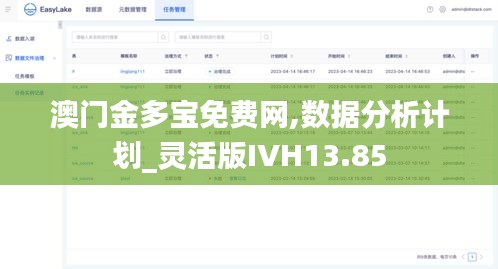 澳门金多宝免费网,数据分析计划_灵活版IVH13.85