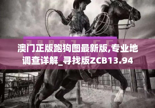 澳门正版跑狗图最新版,专业地调查详解_寻找版ZCB13.94