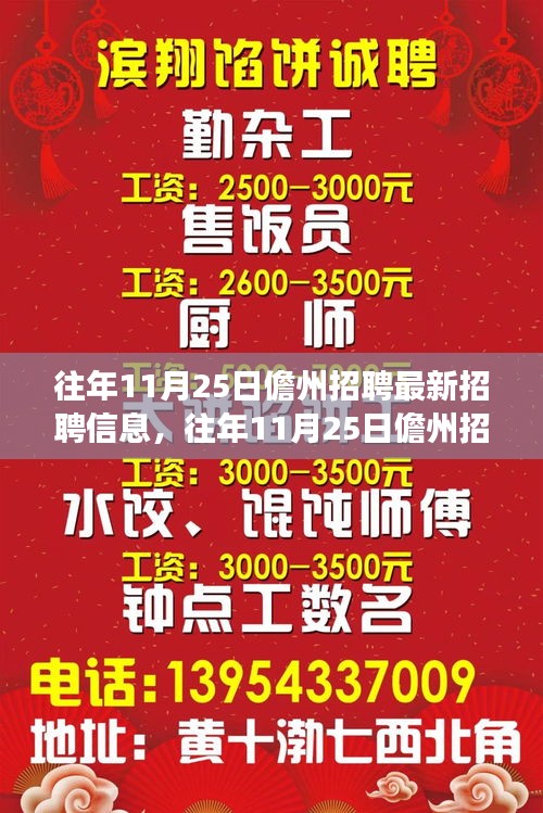 往年11月25日儋州招聘市场全景解析，最新动态、招聘信息与求职招聘黄金节点深度探讨