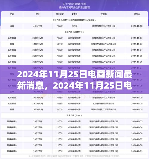 2024年11月25日电商新闻综述，行业前沿动态与最新趋势分析