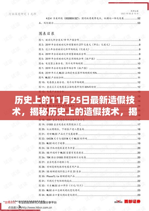 揭秘历史造假技术，揭秘科技变革下的11月25日影响与最新造假技术回顾