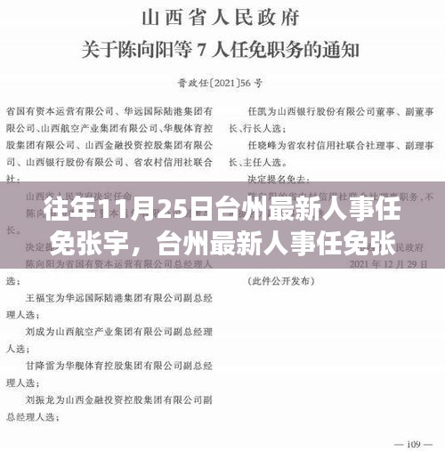 台州人事任免动态，张宇任免步骤详解及人事变动信息关注指南