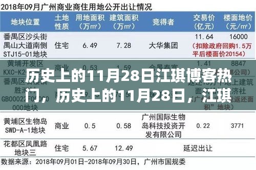 历史上的11月28日，江琪博客的辉煌时刻与热门话题回顾