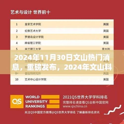 文山科技新星重磅发布，智能生活尽在掌握，文山热门消息2024年最新动态