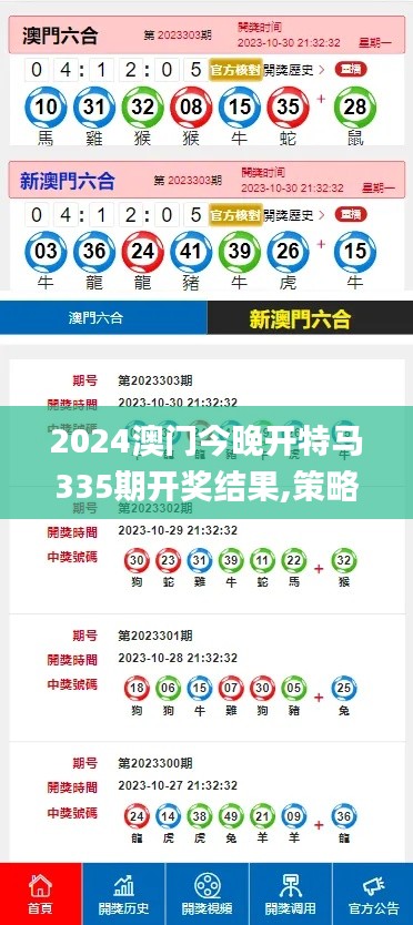 2024澳门今晚开特马335期开奖结果,策略规划_SGF74.136程序版