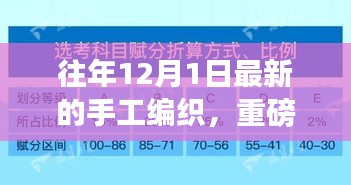 往年12月1日手工编织新风尚重磅更新，创意编织温暖整个冬季