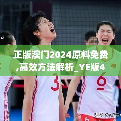 正版澳门2024原料免费,高效方法解析_YE版43.156-6