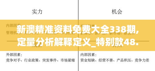 新澳精准资料免费大全338期,定量分析解释定义_特别款48.309-1