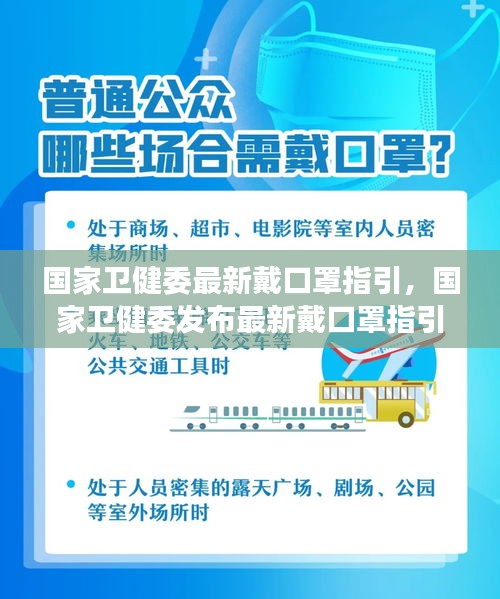 国家卫健委发布最新戴口罩指引，科学防护，共筑健康防线